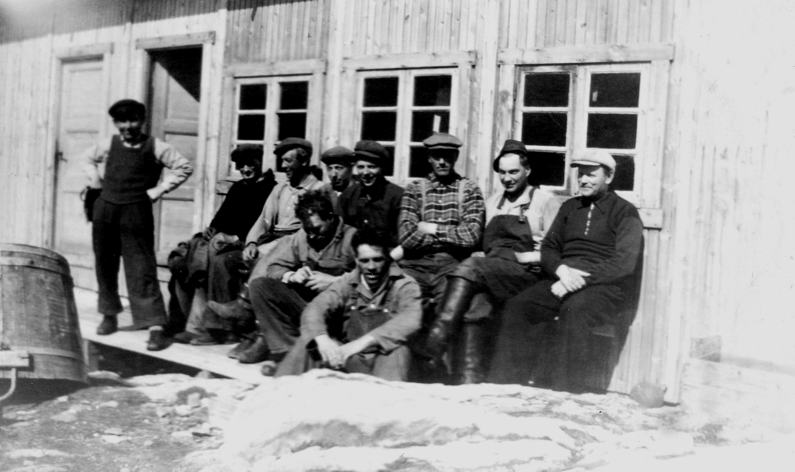 Arbeidslaget på Kjølnes 1946